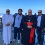 Presidente da Itália, Sergio Mattarella, Cristo Redentor, Arcebispo do Rio de Janeiro, Dom Orani Tempesta, Nei Jorge Feniar